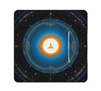 FHESDCW Balance Point of Cosmic Culture, coperta da picnic con borsa tote con cerniera, coperta portatile impermeabile per esterni, leggera, pieghevole, tappetino per spiaggia, campeggio, parco, 200 x