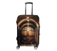 FHESDCW Barili di rovere per riporre bagagli da vino coperture per valigie, accessori da viaggio lavabili, protezione antigraffio e antipolvere per bagagli da 48-81 cm, Stile:, S, Classico