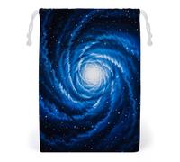 FHESDCW Blue Nebula Borsa in tela con coulisse, sacchetti riutilizzabili per gioielli da viaggio, sacchetti lavabili per regali, caramelle, cosmetici, 20 x 25 cm
