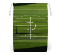 FHESDCW Borsa in tela con coulisse per porta da calcio, borsa da viaggio riutilizzabile, sacchetti lavabili per regali, caramelle, cosmetici, 12 x 18 cm