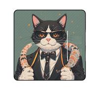 FHESDCW Cool Rich Gangster Boss - Coperta da picnic con borsa con cerniera, impermeabile, portatile, per esterni, leggera, pieghevole, per spiaggia, campeggio, parco, 200 x 200 cm