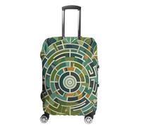 FHESDCW Copertura circolare per valigie, accessori da viaggio lavabili, antigraffio e antipolvere, adatta per bagagli da 48 a 81 cm, Stile:, M, Classico