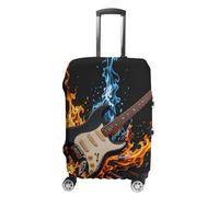 FHESDCW Copertura per bagagli con chitarra elettrica, accessori da viaggio lavabili, protezione antigraffio e antipolvere, adatta per bagagli da 48 a 81 cm, Stile:, L, Classico
