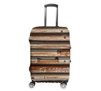 FHESDCW Copertura per bagagli in legno per valigie, accessori da viaggio lavabili, protezione antigraffio e antipolvere, adatta per bagagli da 48 a 81 cm, Stile:, XL, Classico