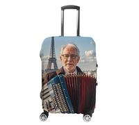 FHESDCW Copertura per bagagli per musicisti e strumenti, accessori da viaggio lavabili, protezione antigraffio e antipolvere, adatta per bagagli da 48 a 81 cm, Stile:, L, Classico