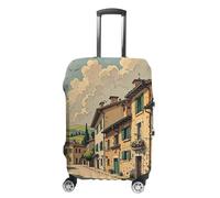 FHESDCW Copribagagli tradizionale per valigie, accessori da viaggio lavabili, antigraffio e antipolvere, per bagagli da 48-81 cm, Stile:, L, Classico