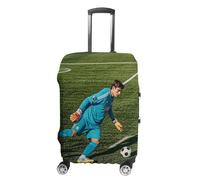 FHESDCW Copripagagli per valigie con motivo calcio nel portiere e accessori da viaggio, antigraffio, protezione antipolvere per bagagli da 48 a 81 cm, Stile:, M, Classico