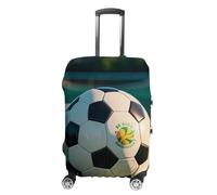 FHESDCW Copripagagli per valigie con motivo calcio sull'erba, accessori da viaggio lavabili, antigraffio e antipolvere, adatto per bagagli da 48 a 81 cm, Stile:, S, Classico
