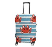 FHESDCW Copripagagli per valigie, con strisce di granchio, accessori da viaggio lavabili, antigraffio e antipolvere, protezione per valigie da 48-81 cm, Stile:, S, Classico