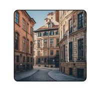 FHESDCW Facade Architecture - Coperta da picnic con immagine urbana con borsa tote con cerniera, impermeabile, portatile, per esterni, leggera, pieghevole, per spiaggia, campeggio, parco, 200 x 200 cm