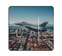 FHESDCW Fighter Jets - Coperta da picnic con borsa da picnic con cerniera, impermeabile, portatile, per esterni, leggera, pieghevole, per spiaggia, campeggio, parco, 150 x 150 cm