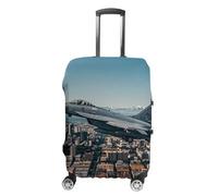 FHESDCW Fighter Jets Fly over Cities - Copribagagli per valigie, accessori da viaggio lavabili, antigraffio e antipolvere, adatto per bagagli da 48 a 81 cm, Stile:, L, Classico