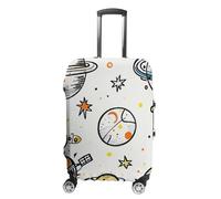 FHESDCW Graffiti Astronauta Spacecraft Copribagagli per valigie, accessori da viaggio lavabili, protezione antigraffio e antipolvere per bagagli da 48-81 cm, Stile:, XL, Classico