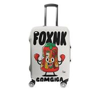 FHESDCW Interessante Boxe Kimchi Cartoon Bagagli Coperture per Valigie, Accessori da Viaggio Lavabili, Protezione Antigraffio e Polvere Valigie Copertura Copertura per Bagagli da 19-32 Pollici, Stile