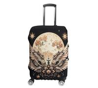 FHESDCW Moon And Flowers - Copribagagli per valigie, accessori da viaggio lavabili, antigraffio e antipolvere, adatto per bagagli da 48 a 81 cm, Stile:, S, Classico