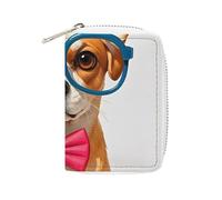 FHESDCW Papillon morbido per animali domestici, porta carte di credito oversize per uomini e donne, porta carte di credito in pelle con 20 scomparti per carte di credito, piccola borsa con cerniera