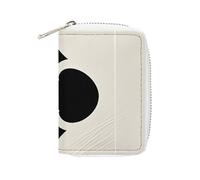 FHESDCW Spades K Poker Porta carte di credito per uomini e donne, in pelle, con 20 scomparti per carte di credito, piccola borsa con cerniera
