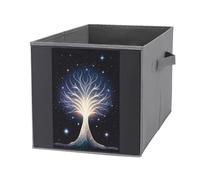 FHESDCW The Tree of Psychic Life, scatola portaoggetti pieghevole con manici, cubi portaoggetti Oxford resistenti, 1 organizer pieghevole per casa, scaffale, ufficio, viaggi