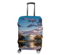 FHESDCW The White House on The Lake - Copribagagli per valigie, accessori da viaggio lavabili, antigraffio e antipolvere, adatto per bagagli da 48 a 81 cm, Stile:, S, Classico
