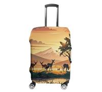 FHESDCW Wildlife Family - Copribagagli per valigie, accessori da viaggio lavabili, antigraffio e antipolvere, adatto per bagagli da 48 a 81 cm, Stile:, M, Classico