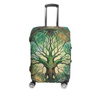 FHESDCW World Tree - Copribagagli per valigie, accessori da viaggio lavabili, antigraffio e antipolvere, adatto per bagagli da 48 a 81 cm, Stile:, S, Classico