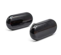 FHFB Led Lampada Indicatore Per Opel Per MOVANO Per VIVARO Una Lampadina A LED Con Indicatore Dinamico Intelligente Indicatore Di Direzione Per Auto Indicatore Direzione(Smoked Black)