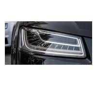 FHFB Paralume Cover Auto Di Ricambio Anteriore Lente In Vetro Lampada Ombra Borsette Per Per A8 A8L D4 2014-2017 Trasparente Caso Di Luce Copertura Del Faro(B,Giusto)