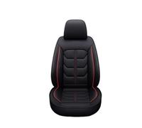 FHFB Set Coprisedili Auto Coprisedile In Pelle Accessori Auto Per Maserati Tutti I Modelli Per GranTurismo Per Ghibli Per Levante Per Quattroporte Car-Styling Protezione Sedile(Nero rosso)