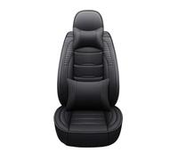 FHFB Set Coprisedili Auto Per BMW Per G30 Tutti I Modelli Per X3 X1 X4 X5 X6 Z4 E60 E84 E83 E70 F30 F10 F11 F25 F15 F34 E46 E90 E53 E34 X Coprisedile In Pelle Protezione Sedile(Black pillow)