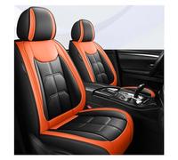 FHFB Set Coprisedili Auto Per NISSAN Tutti I Modelli Di Auto Per Altima Per Cube Per Dualis Per Tiida Per Bluebird Coprisedile Universale Per Accessori Protezione Sedile(Black Orange)