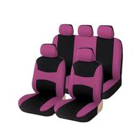 FHFB Set Coprisedili Auto Protezioni Per Seggiolini Auto Per Citroen 5 Posti Coprisedili Per Per Cuscini Universali Per Protezione Sedile(Purple full set)