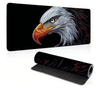FHFFTZSC Tappetino Mouse Gaming, 800x300mm Tappetino Mouse XXL nero 0c0-334 | Mouse Pad Grande, Ottimizzato per i Sensori da Gioco, Migliora Precisione e Velocità, per Mac e PC, Aquile (3)