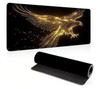 FHFFTZSC Tappetino Mouse Gaming, 800x300mm Tappetino Mouse XXL nero 0c0-336 | Mouse Pad Grande, Ottimizzato per i Sensori da Gioco, Migliora Precisione e Velocità, per Mac e PC, Aquile (5)