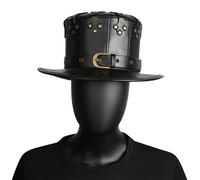 FHG144BK Cappello magico da uomo con rivetto stile punk di Halloween