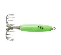 FHGSPQWM 12-96g calamari gancio con rivestimento riflettente Glow Precisioni progettato nuoto azione Squid Jig