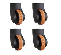 FHGSPQWM 4pcs Valigia Protezione Ruota Della Copertura Del Silicone Regolabile Bagagli Da Viaggio Spinner Copertura per La Maggior Parte Accessori Ruote Protector, D