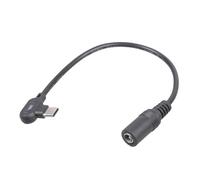 FHGSPQWM 90 Gradi USB Tipo C Cavo Convertitore di Potenza 5.5x2.1mm Porta Femmina 3A 9V 20V Uscita Per Dispositivi di Rete Sistemi di Illuminazione a LED Soluzione di Ricarica Dispositivo Flessibile