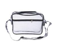 FHGSPQWM Antistatico Cleanroom Clear Tool Bag Coperture complete in PVC per ingegneri Spaziosa Borsa a tracolla Interni Cerniere Borsa a tracolla Borse in PVC trasparente con Cerniera Piccola
