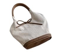 FHGSPQWM Borsa a secchiello in tela alla moda e alla moda per tutti i giorni borsa a tracolla essenziale casual sotto le ascelle per individui alla moda casual shopper quotidiano, cachi