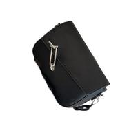 FHGSPQWM Borsa a tracolla modificabile Borsa a tracolla impermeabile PU Borsa a tracolla Capiente Piano moderno Sottile per il trasporto Borsa a tracolla quotidiana in pelle vegetale, Nero