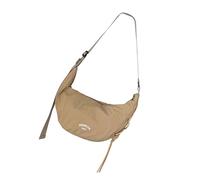FHGSPQWM Borsa da studente casual unisex con facile accesso con cerniera per ravioli borsa a tracolla per attività e pendolarismo borsa per la spesa quotidiana, cachi