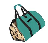 FHGSPQWM Borsa per il trasporto della legna da ardere di grande capacità, in tessuto Oxford, portatile, per campeggio, escursionismo, impermeabile, borsa da trasporto