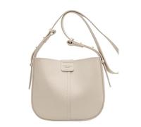 FHGSPQWM Borse a secchiello 2023 con borsa piccola Borsa a tracolla versatile alla moda per donna Borsa a tracolla colorata da ragazza Grande capacità e facile da pulire, Beige