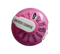 FHGSPQWM Cappello da golf durevole Montato Punteggio Tracker Colpi Contatore per Cap o Guanto Operazioni Shock Resistente Score Clip