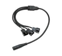 FHGSPQWM Cavo sdoppiatore di alimentazione flessibile per case del computer, 37 cm, con design anti trazione per configurazioni multiple PC Link Wire