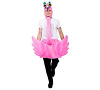 FHGSPQWM Costume da fenicotteri con cappuccio, tute con cappuccio, costumi per Halloween, cosplay, carnevale, Halloween, cosplay, costumi da donna