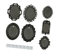 FHGSPQWM Creative Hollow Frame 7PCS Accessori Decorativi per 1/12 Casa di Bambola Scena Disposizione e Modello Progetto Raccolta di Accessori per la Casa di Bambola