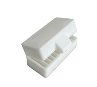 FHGSPQWM Custodia per batteria da viaggio, 10 scomparti sicuri per celle a bottone e copertura trasparente per riporre gli assegni da viaggio