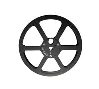 FHGSPQWM Durability Take Up Reel Supporto in alluminio da 17,8 cm per una facile gestione del nastro in Studios 6 fori resistente all'usura supporto regolabile