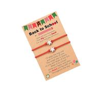 FHGSPQWM La lega di rame leggera ha intrecciato la stella progetta la lunghezza personalizzabile unisex intrecciato accessorio del braccialetto della stella leggero regolabile, Misura unica, come